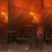 Двухэтажный частный дом вспыхнул в Истре, пока хозяйка жилища была в больнице