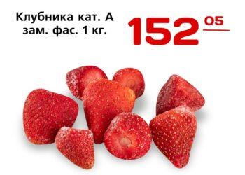 Клубника кат. А зам. фас. 1 кг. ТД Шкуренко