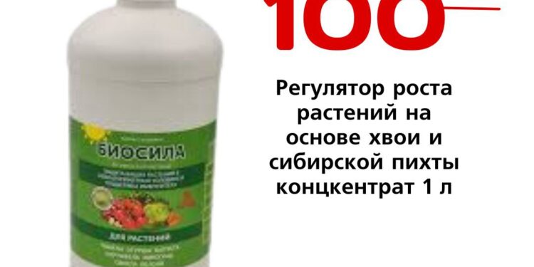 Регулятор роста растений на основе хвои и сибирской пихты концкентрат 1 л