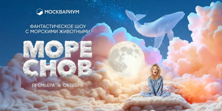 Премьеру фантазийного шоу «Море снов» покажут на уникальной водной сцене «Москвариума»