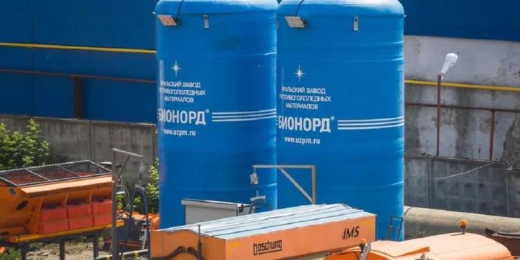 Жидкий Бионорд впервые будут применять для зимнего содержания дорог в Московской области