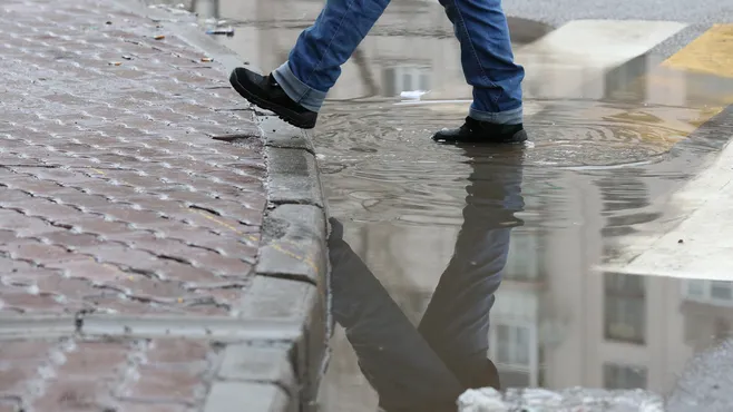 Теплая погода в Москве